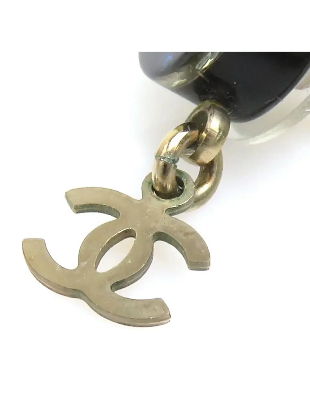 Auth Chanel Cc Logo Pierce Earrings #303138C32B
